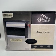 Gibraltar Wall-Mount Locking Mailbox - Black MSK00000 