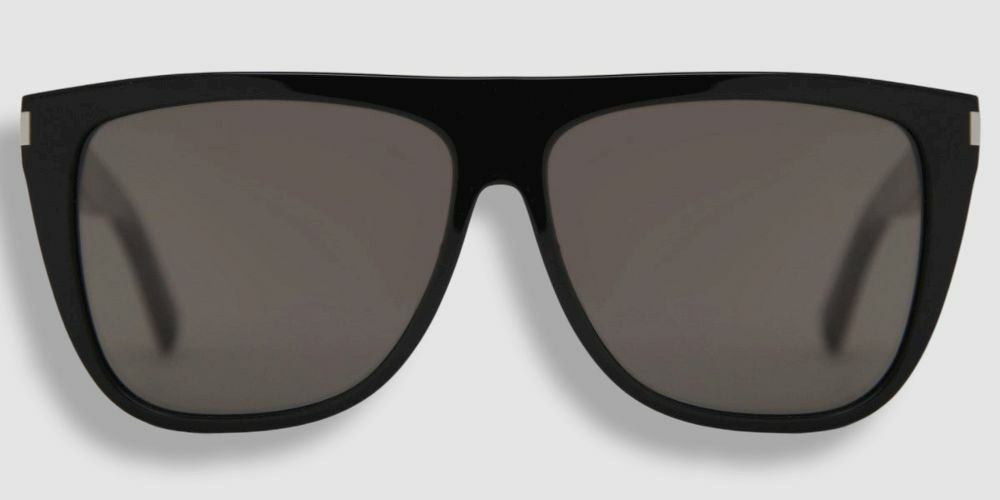 $406 autentici occhiali da sole quadrati Saint Laurent SL1 002 unisex 59 13 140