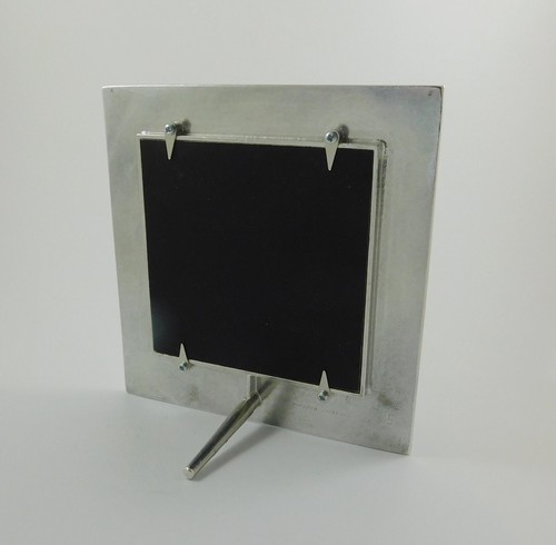 English Pewter Kiriko Design Photo Frame 3.5" x 3.5" Made in England | KI02 - Picture 4 of 5