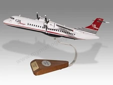 ATR 72-200 Gill Airways Desk Wood Airplane New Model Large Scale 1/72