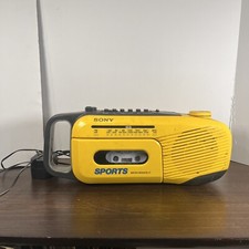 Sony Sports Radio Cassette Player Boombox CFM-101 - Cassette Needs Repair