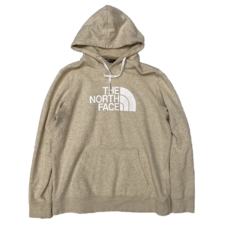 north-face large logo pullover jacket