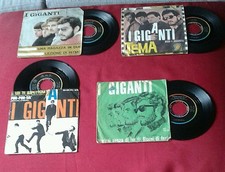 Lotto di 4 dischi 45 giri de: I GIGANTI