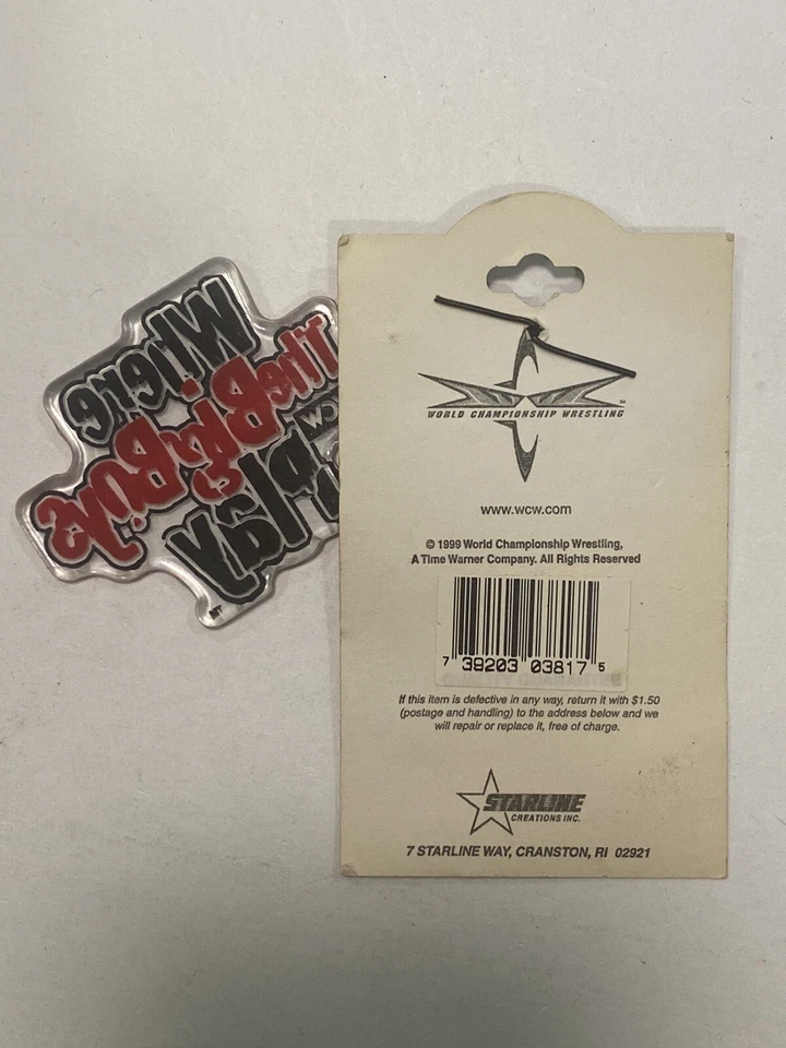 Llavero Lucite 1998 WWE WWF WCW NWO "Where the Big Boys Play" Foto 3 de 3