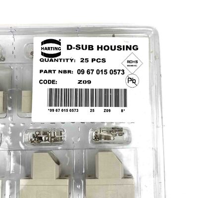 Harting D-SUB Gehäuse (VE 25Stk.) 09670150573, OVP