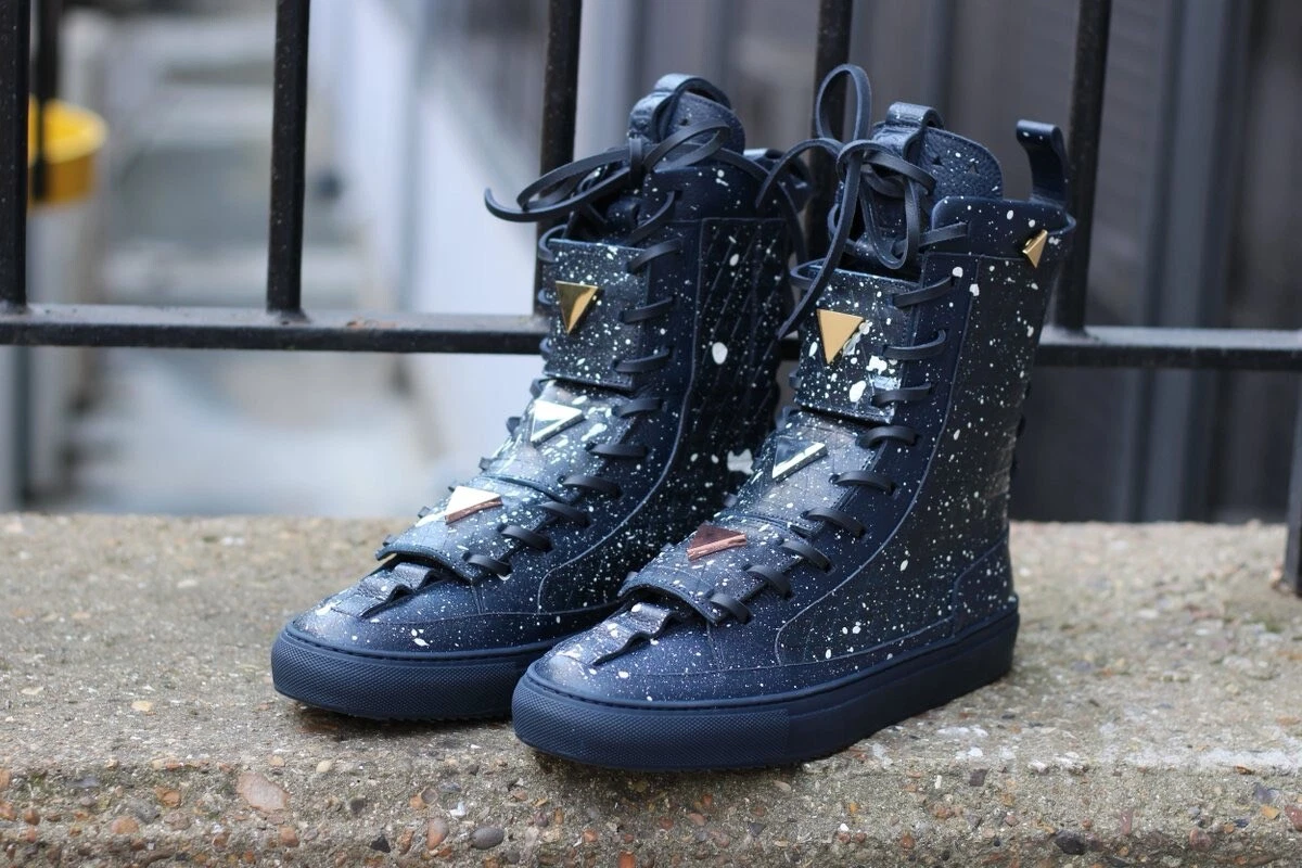 Patrick Mohr Kx1 Boots Uk 7 Men s Navy Authentic From Selfridges