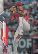 FELIX PENA TOPPS UPDATE MINI ON DEMAND BASE LOS ANGELES ANGELS #18 2020 20