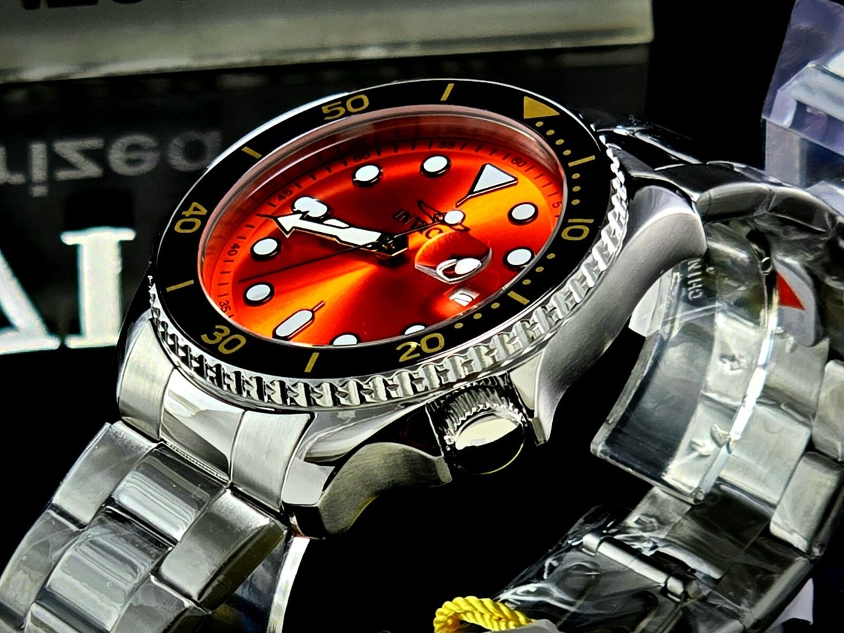 オレンジ文字盤★クォーツ INVICTA Pro Diver 47159 オレンジ文字盤☆クォーツ INVICTA Pro Diver 47159