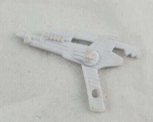 MMPR Gun Blaster Replacement Weapon for 5 1/2” Action Figures White Vintage