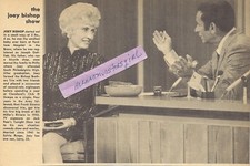 1969 THE JOEY BISHOP SHOW MAGAZINE AD CLIPPING WITH BARBARA STANWYCK