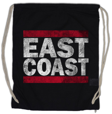 EAST COAST Turnbeutel Run Fun DMC USA United States New City Band Side West