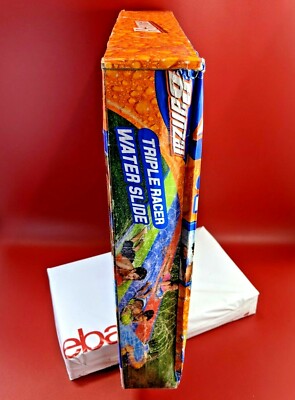 Banzai Triple Racer - Tobogán de Agua de 4,9 m con 3 Tablas Incluidas