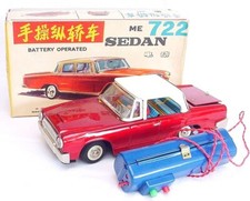 China ME-722 PLYMOUTH VALIANT SIGNET RC Battery Op Tin Toy Car MIB 60 SIMPLY NEW
