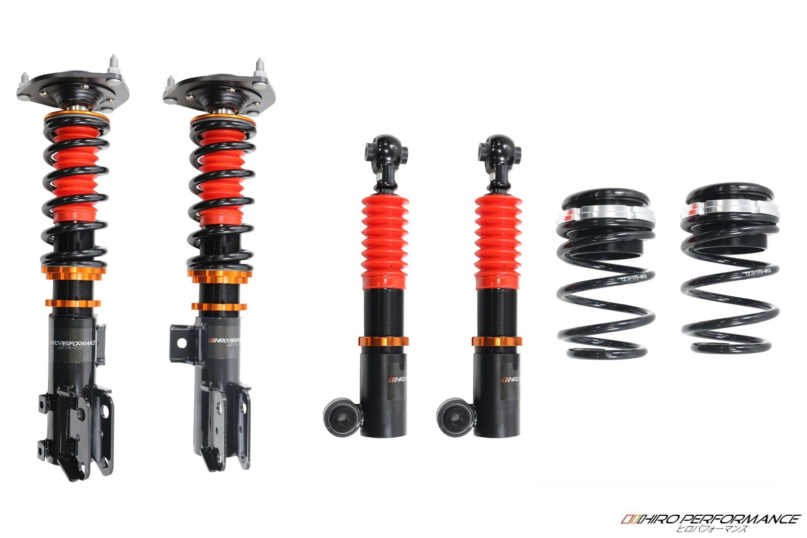 HIRO Performance Adjustable Coilovers Lowering Coils for 2000-09 Volvo S60R AWD