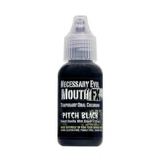 MOUTH FX, PITCH BLACK COLOR MOUTH AND TEETH STAIN  , SWEET VANILLA FLAVOUR