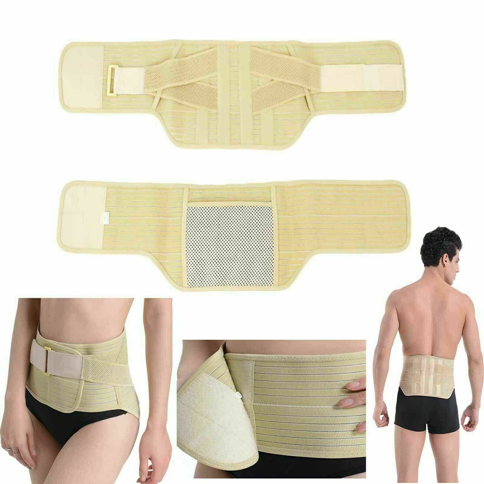 Lower Back Support Belt for Pain Relief & Posture Correction - Waist Trimmer Strap-image