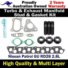 Permaseal Turbo&Manifold Stud & Gasket Kit For Nissan Patrol GU RD28 2.8L