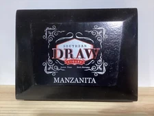 Southern Draw Manzanita Robusto Empty Wooden Cigar Box 9.5" x 7.5" x 1.5"