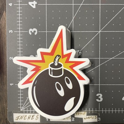 Exploding Bomb Humor Sticker For Skateboard Bottle Laptop Guitar Ect. B8K