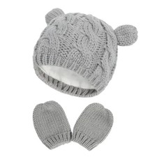 Baby Knitted high Quality Hat Knitted Gloves Set