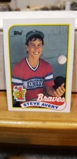 1989 Topps - #784 Steve Avery #1 Draft Pick Kennedy HS Mint Pre Owned 