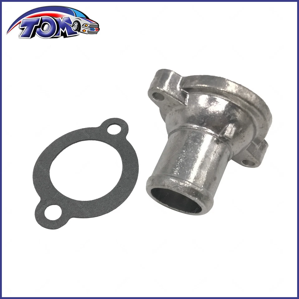 Carcasa de termostato de refrigerante con junta para Lincoln Ford Aerostar Taurus Mercury Foto 2 de 3