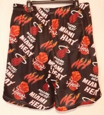 Mens Swimming Shorts Black/Red With Pockets Size XL