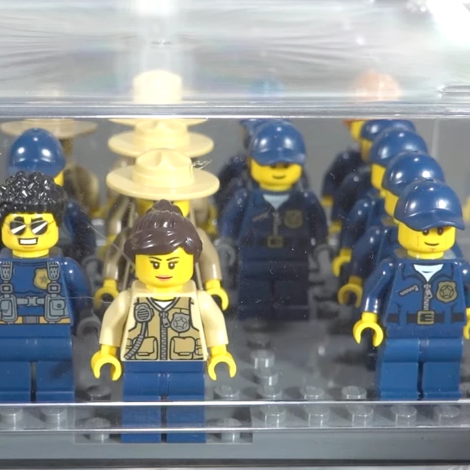 Lego Police Minifig Lot of 3 Lego SWAT Minifigure Police Pilot Lego Cop Figs - Image 4 of 4