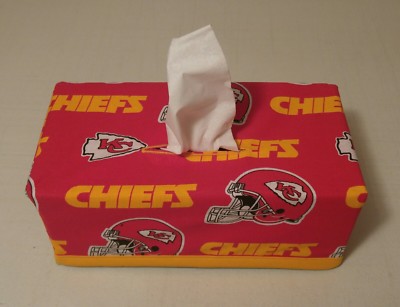 NFL Kansas City Chiefs Tissue Box Cover (rectangular) Handmade | eBay