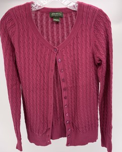 raspberry cardigan