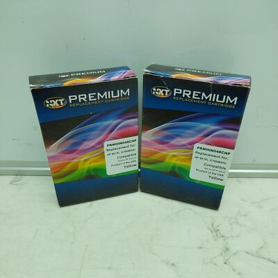 2 Pack Premium PRMHIN048CHP Yellow Printer Ink Cartridges Replaces HP 951XL