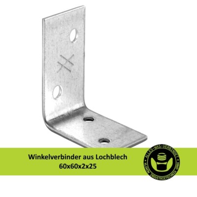 ANPS Winkelverbinder aus Lochblech 60x60x2x25 Simpson Strong TIE (200 Stück)
