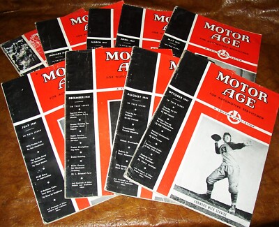 1940-41 Hudson Ford Chevy Olds Pontiac Buick Cadillac Plymouth Dodge Nash 9 Vol