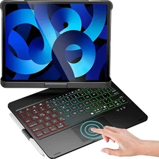 Backlit Rotate Touchpad Keyboard Case For iPad Air 5/4 10.9inch iPad Pro 11 inch