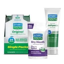 SmartMouth Activated Dry Mouth Mouthwash & Bad Breath Relief, 16 fl oz, 1 Pack