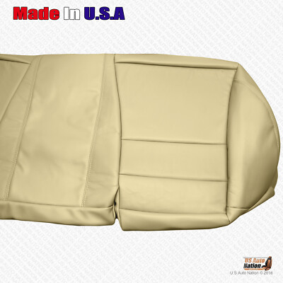 Tan Vinyl Rear Bench Seat Cover For 2008-2012 Honda Accord - Fits Power & Heated Seats, Direct Replacement