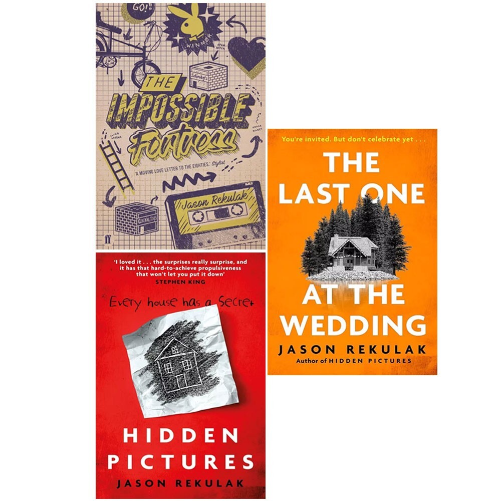 Jason Rekulak 3 Books Collection Set Hidden Pictures,Imposs,Last One at Wedding