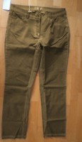 ★ Ulla Popken ★ 44 ~ Tolle Jeans ~ Slim Legs ~ Khaki ~ Stretch