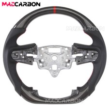 Volante riscaldato in vera fibra di carbonio per GMC Sierra 1500/2500/3500 