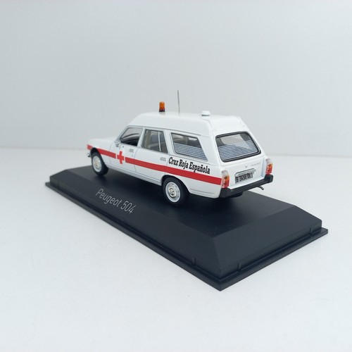 1/43 Coche car auto ambulancia Peugeot 504 Cruz Roja España Transf Artesanal - Imagen 3 de 5