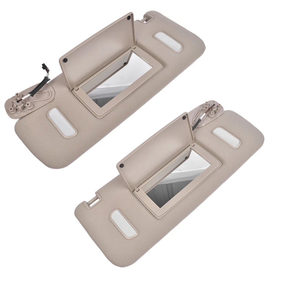 2Pcs Sun Visors Right Left for 07-14 Cadillac Escalade ESV EXT 22850310 22850306 - Image 3 of 4