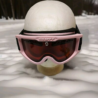 Scott  Powder Pink Performance Amplifier Classic Snowboard/Ski Goggles NEW NWT 