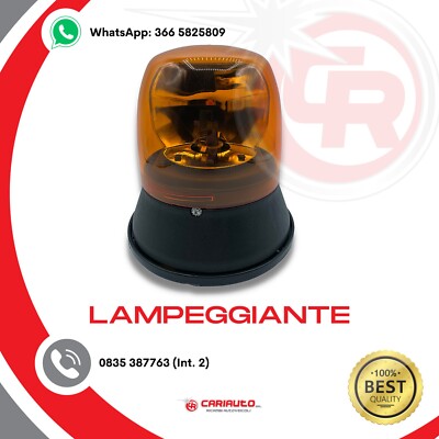 Blinker Fester Schraubsockel 12/24V Traktoren Drehlampe Orange COBO
