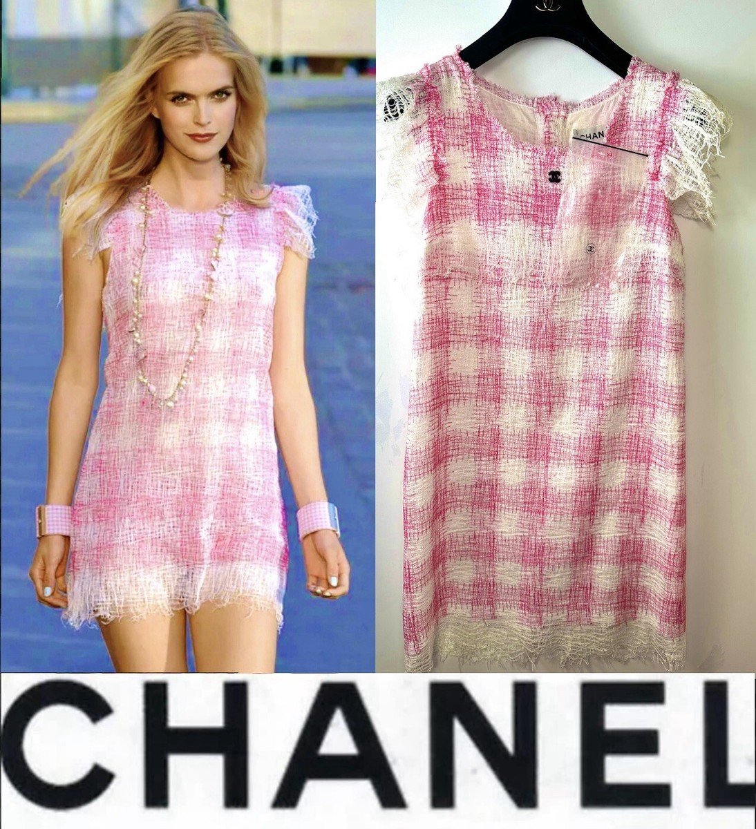 ルミニョン Candy check panel zip dress ピンク ルミニョン Candy check panel zip dress 【S】｜Yahoo!フリマ