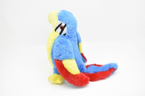 Papagei, blau, realistisches Stofftier Vogel Stofftier Kinder Geschenk sehr schön Plüsch 9 Zoll G009 - Bild 3 von 6