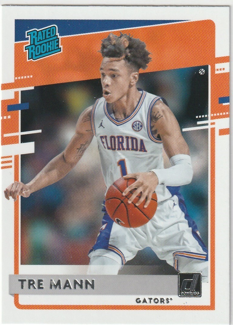 2021-22 Panini Chronicles Draft Picks #46 Tre Mann/Donruss OKC Thunder