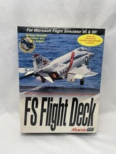 FS Flight Deck Abacus For Microsoft Flight Simulator 95 & 98 NEW SEALED