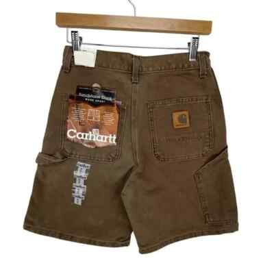 NWT Vintage 90s Carhartt Discontinued B24 CHT Chocolate Shorts Size