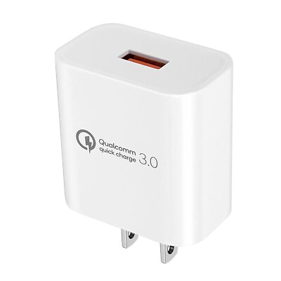 Quick Home Charger 18W USB Travel Wall Power Adapter Adaptive Fast for Tablets