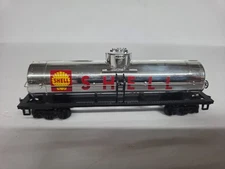 Vintage HO Scale Tyco Shell Single Dome Tank Car 367-C w/box - Free Shipping